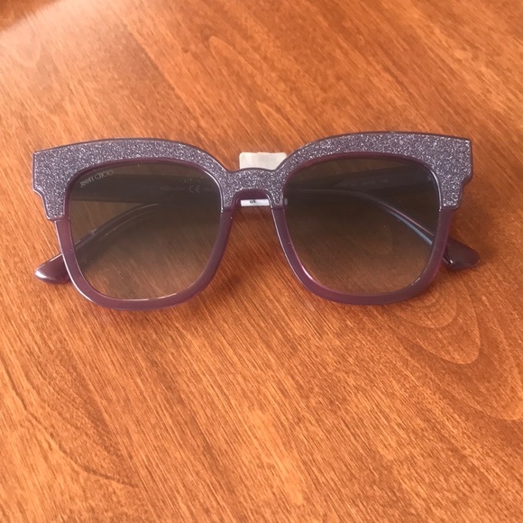 Jimmy Choo Accessories - New with tags Jimmy Choo purple sunglasses